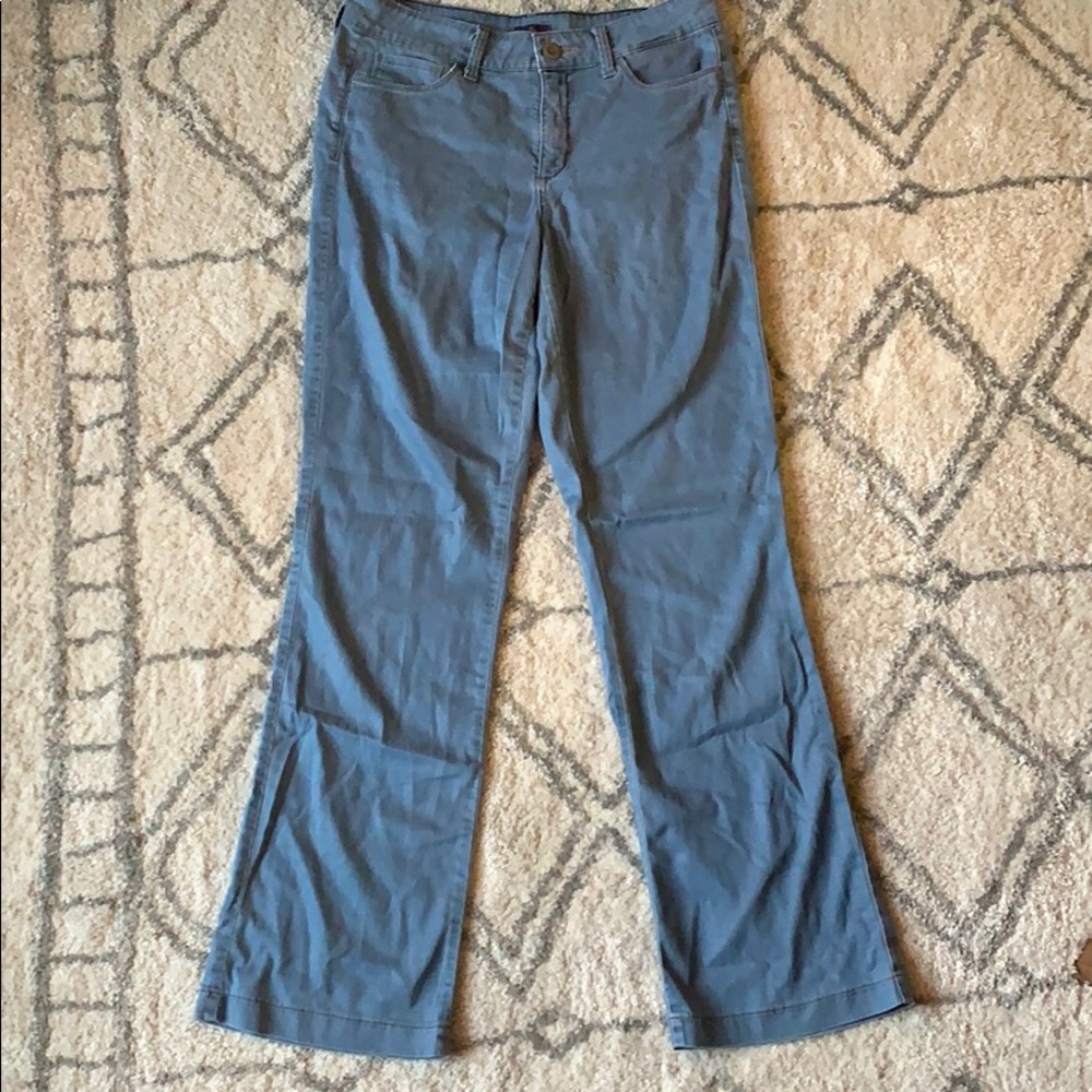 Light cotton denim flare cut jeans